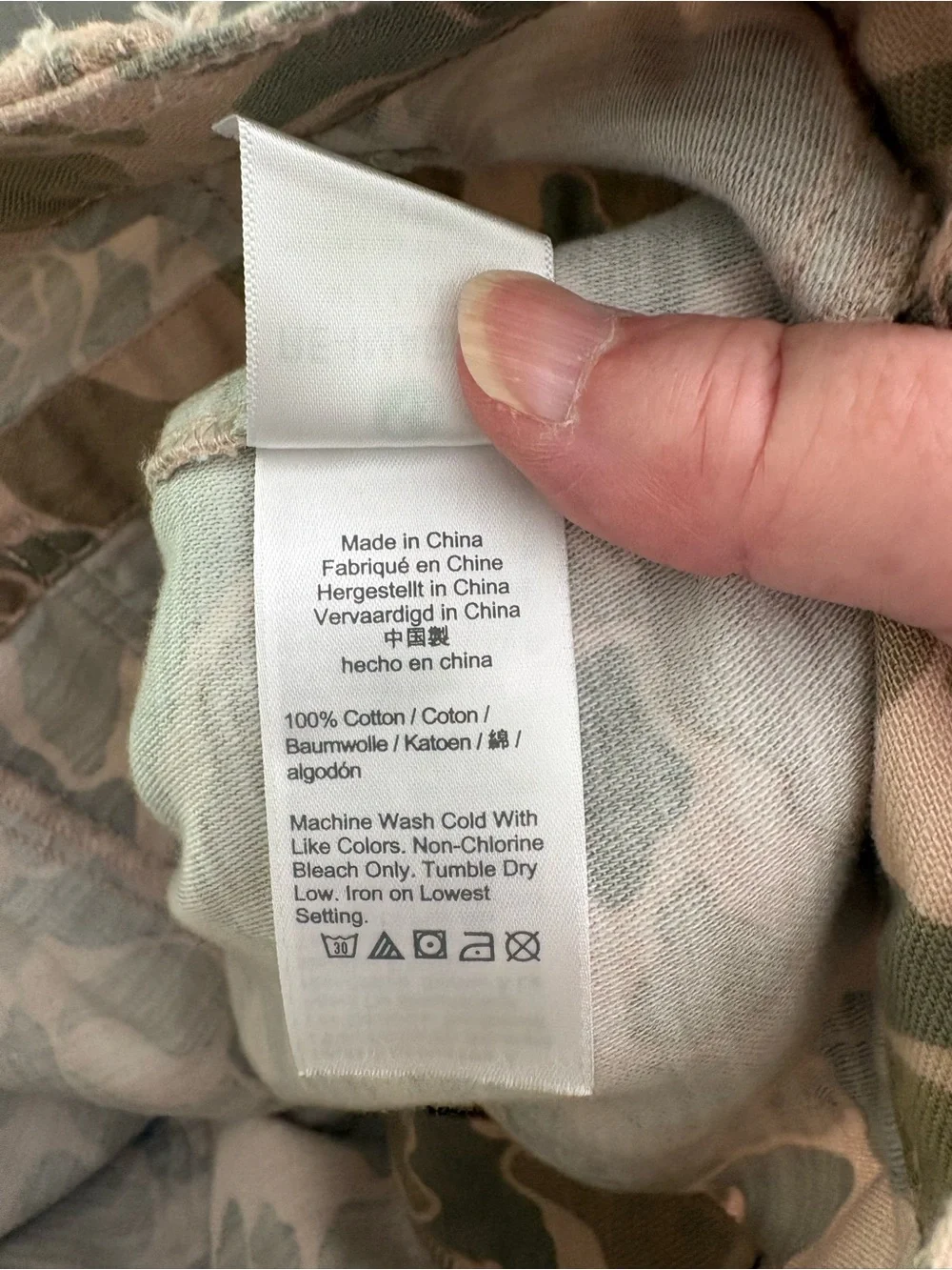 J. Crew Cinched Hem Cotton Camouflage Cargo Pants. Size 27.